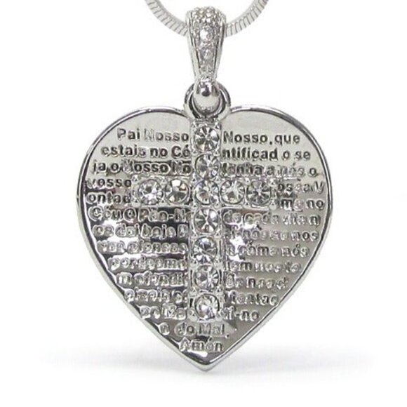 Prayer Necklace Jewelry - Spanish Prayer Necklace - New w/Tags